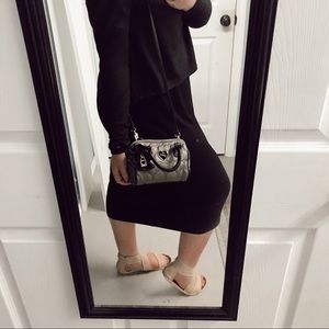 NWOT betsey johnson grey crossbody